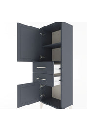 Arges Dolap 2 Raflı 2 Çekmeceli 2 Kapaklı 44x30x134 - S16M036V5A
