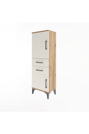 Arges Dolap 2 Raflı 2 Çekmeceli 2 Kapaklı 44x30x134 - S16M036V7A