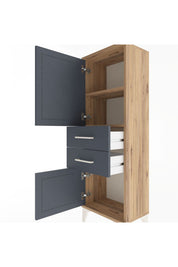 Arges Dolap 2 Raflı 2 Çekmeceli 2 Kapaklı 44x30x134 - S16M036V8A