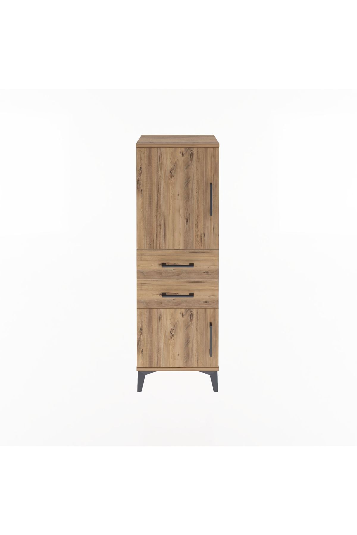 Arges Dolap 2 Raflı 2 Çekmeceli 2 Kapaklı 44x30x134 - S16M036V9A