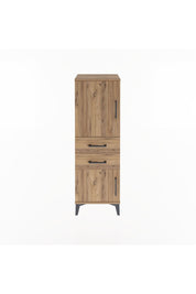 Arges Dolap 2 Raflı 2 Çekmeceli 2 Kapaklı 44x30x134 - S16M036V9A
