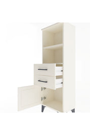 Arges Dolap 2 Raflı 2 Çekmeceli Tek Kapaklı 44x30x134 - S16M037V1A