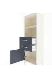 Arges Dolap 2 Raflı 2 Çekmeceli Tek Kapaklı 44x30x134 - S16M037V2A