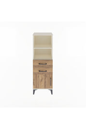 Arges Dolap 2 Raflı 2 Çekmeceli Tek Kapaklı 44x30x134 - S16M037V3A