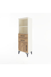 Arges Dolap 2 Raflı 2 Çekmeceli Tek Kapaklı 44x30x134 - S16M037V3A