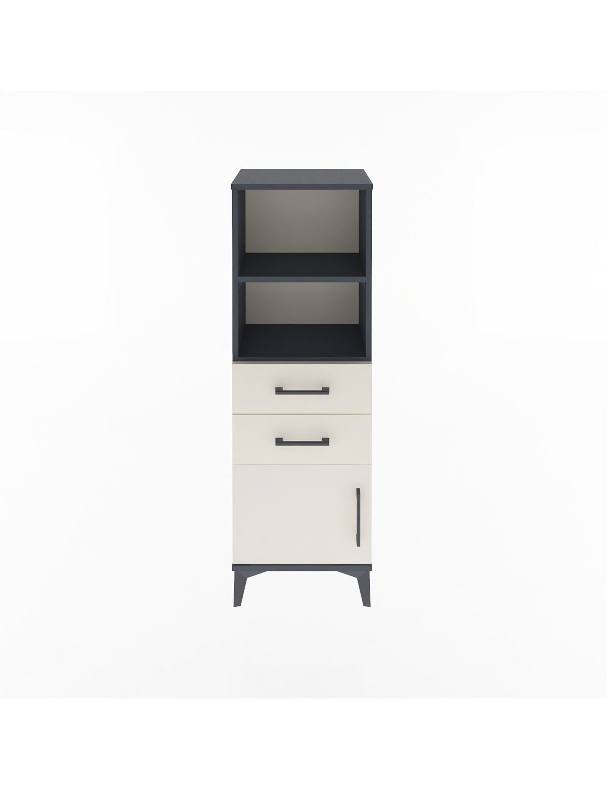 Arges Dolap 2 Raflı 2 Çekmeceli Tek Kapaklı 44x30x134 - S16M037V4A