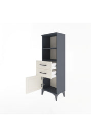 Arges Dolap 2 Raflı 2 Çekmeceli Tek Kapaklı 44x30x134 - S16M037V4A