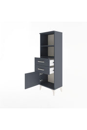 Arges Dolap 2 Raflı 2 Çekmeceli Tek Kapaklı 44x30x134 - S16M037V5A