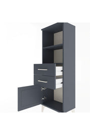 Arges Dolap 2 Raflı 2 Çekmeceli Tek Kapaklı 44x30x134 - S16M037V5A