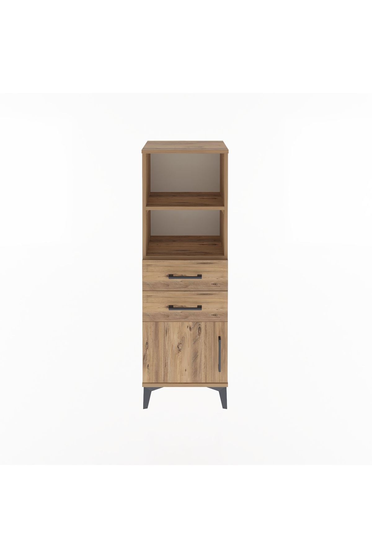 Arges Dolap 2 Raflı 2 Çekmeceli Tek Kapaklı 44x30x134 - S16M037V9A