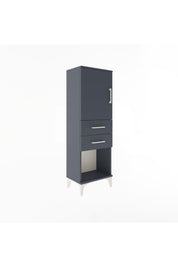Arges Dolap 2 Raflı 2 Çekmeceli Tek Kapaklı 44x30x134 - S16M038V5A