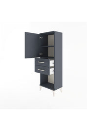Arges Dolap 2 Raflı 2 Çekmeceli Tek Kapaklı 44x30x134 - S16M038V5A