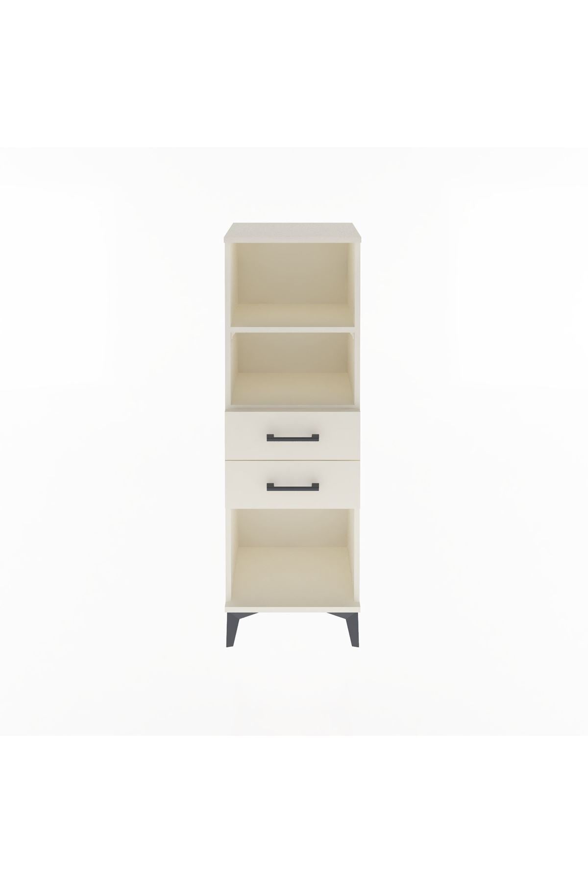 Arges Dolap 2 Raflı 2 Çekmeceli 44x30x134 - S16M039V1A