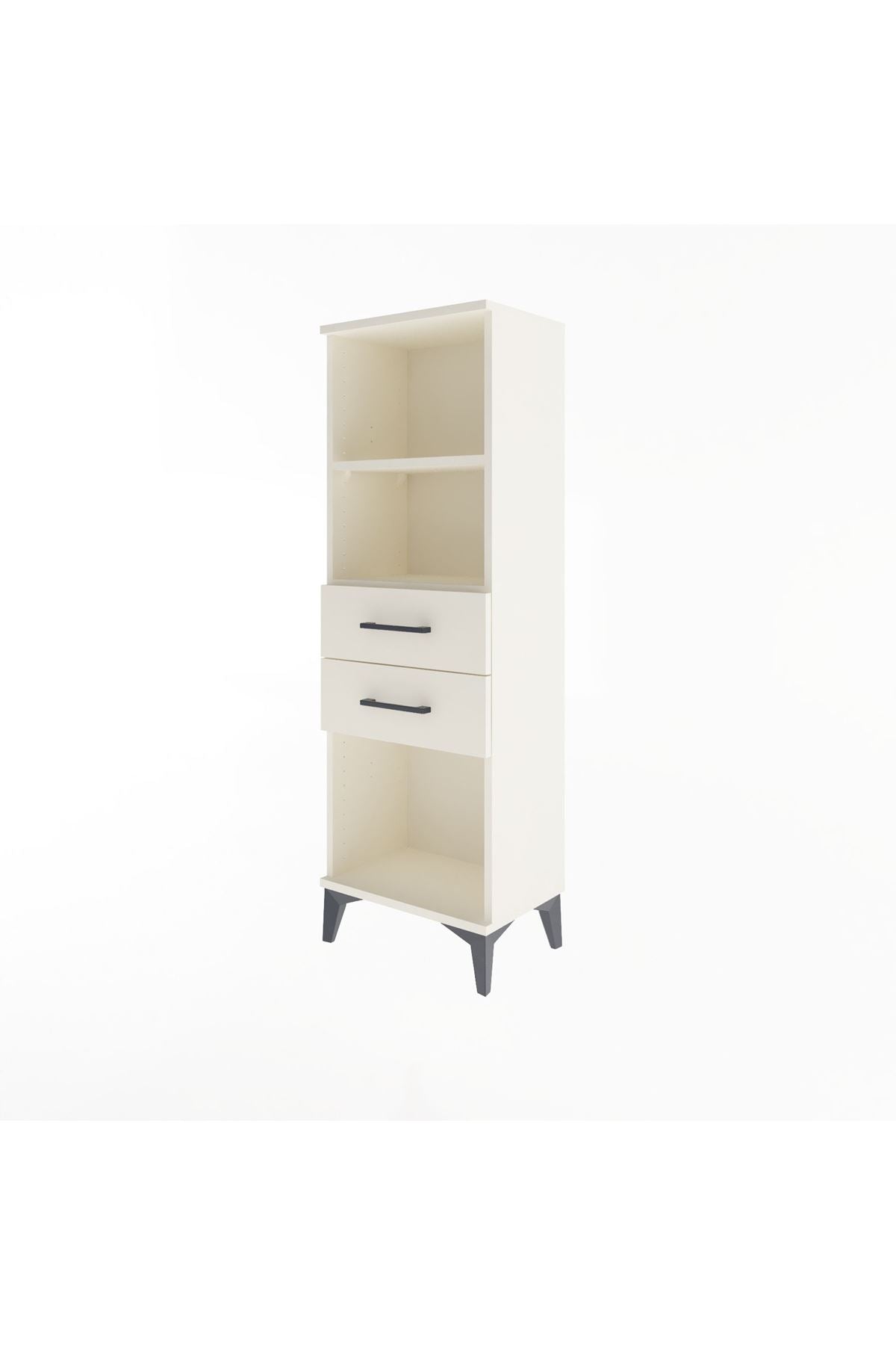 Arges Dolap 2 Raflı 2 Çekmeceli 44x30x134 - S16M039V1A