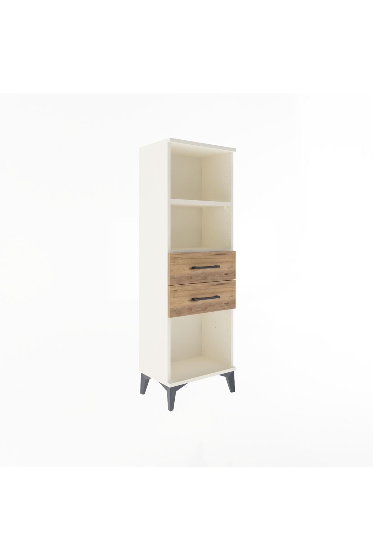 Arges Dolap 2 Raflı 2 Çekmeceli 44x30x134 - S16M039V3A