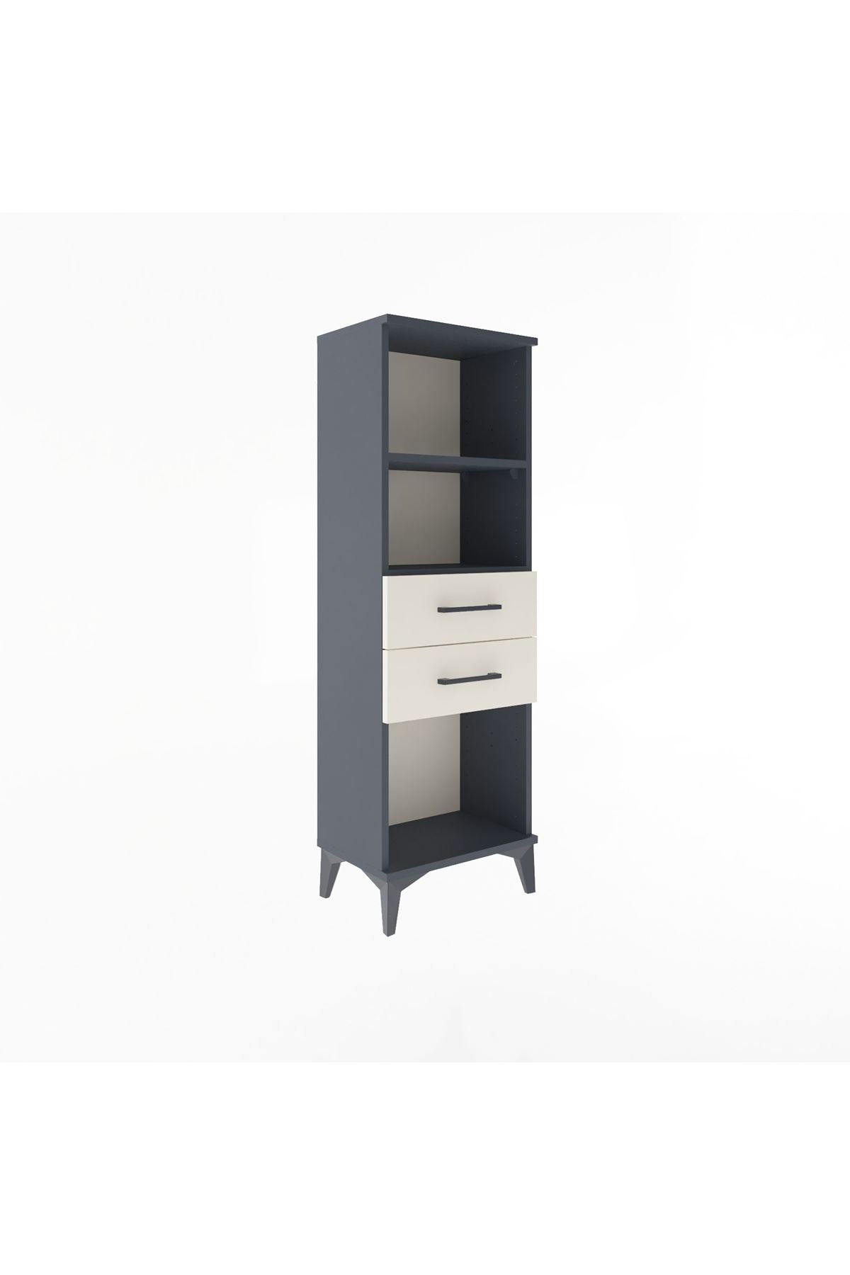 Arges Dolap 2 Raflı 2 Çekmeceli 44x30x134 - S16M039V4A
