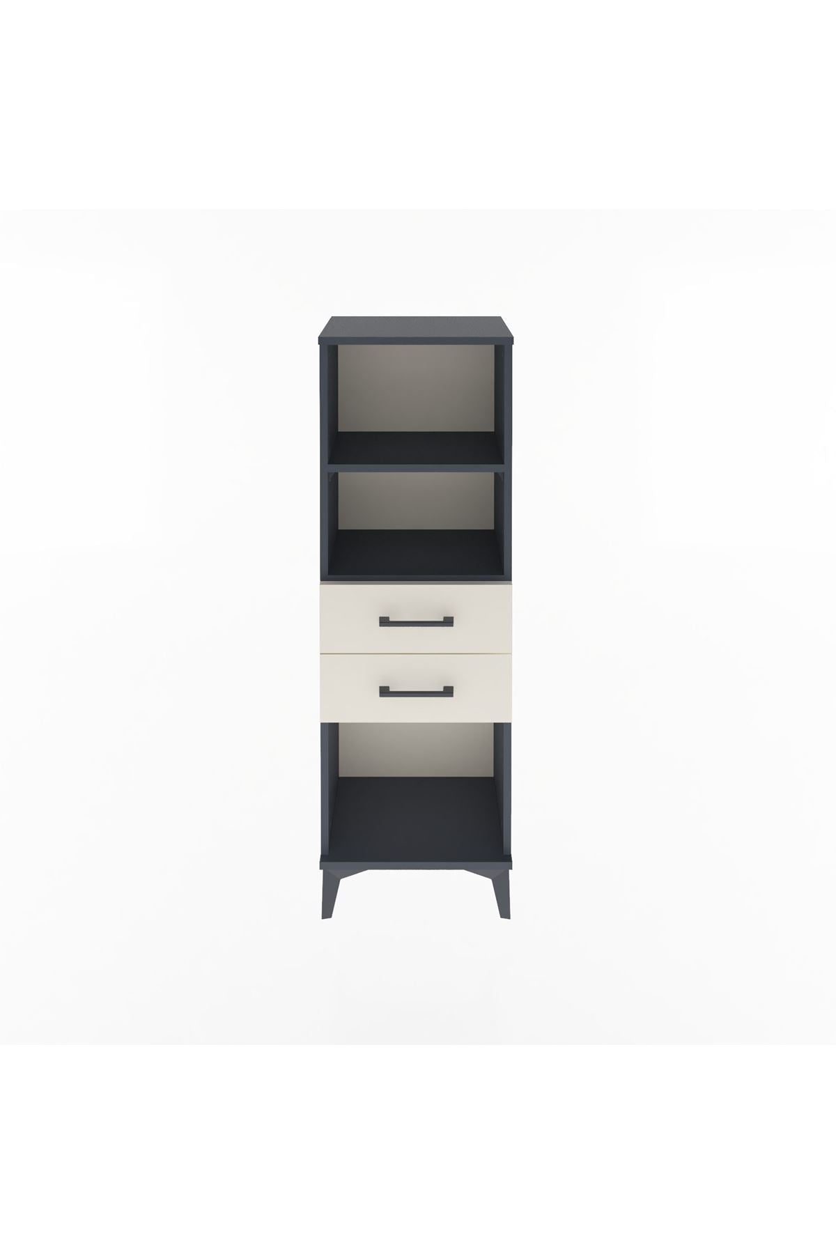 Arges Dolap 2 Raflı 2 Çekmeceli 44x30x134 - S16M039V4A