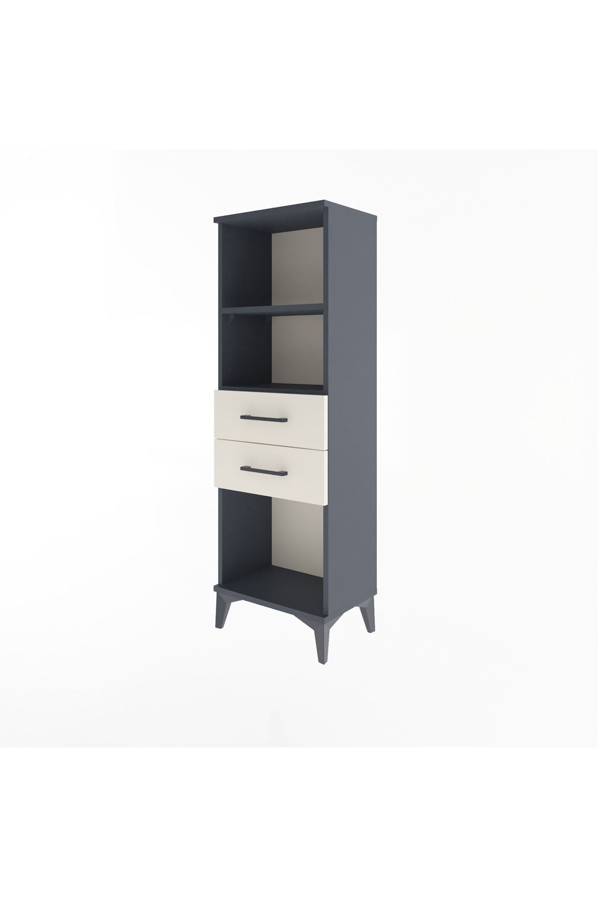 Arges Dolap 2 Raflı 2 Çekmeceli 44x30x134 - S16M039V4A