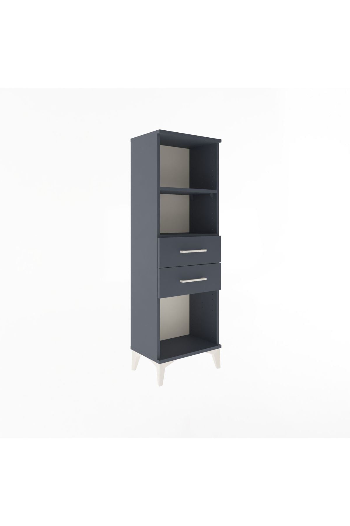 Arges Dolap 2 Raflı 2 Çekmeceli 44x30x134 - S16M039V5A
