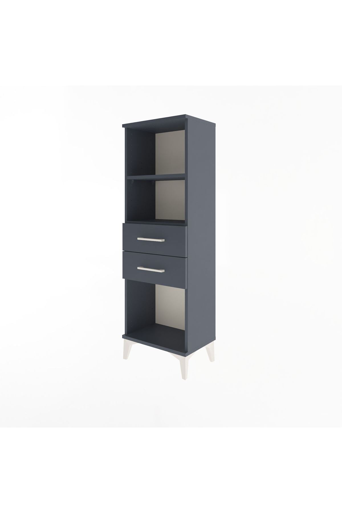 Arges Dolap 2 Raflı 2 Çekmeceli 44x30x134 - S16M039V5A