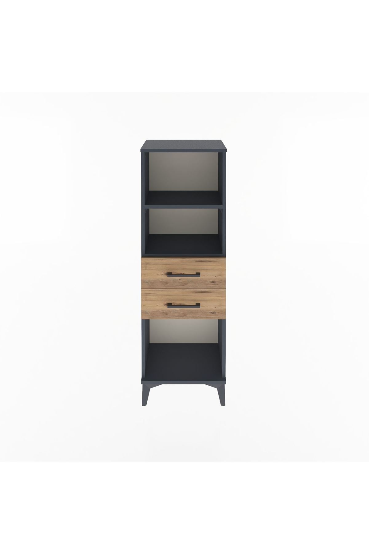 Arges Dolap 2 Raflı 2 Çekmeceli 44x30x134 - S16M039V6A