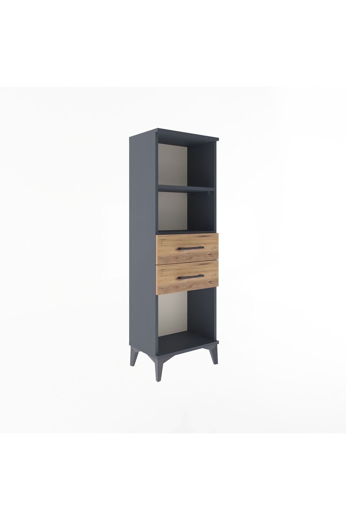 Arges Dolap 2 Raflı 2 Çekmeceli 44x30x134 - S16M039V6A