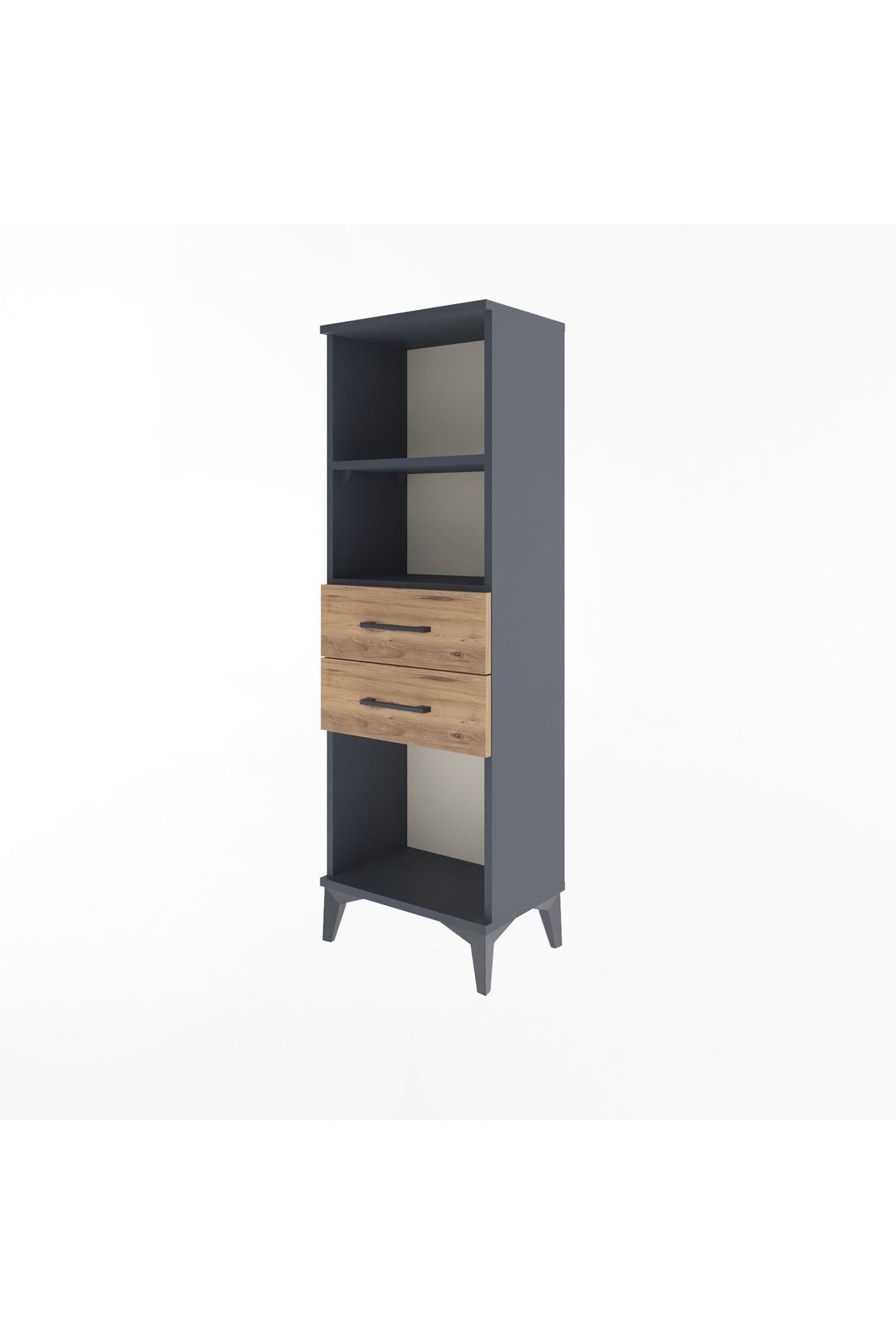 Arges Dolap 2 Raflı 2 Çekmeceli 44x30x134 - S16M039V6A
