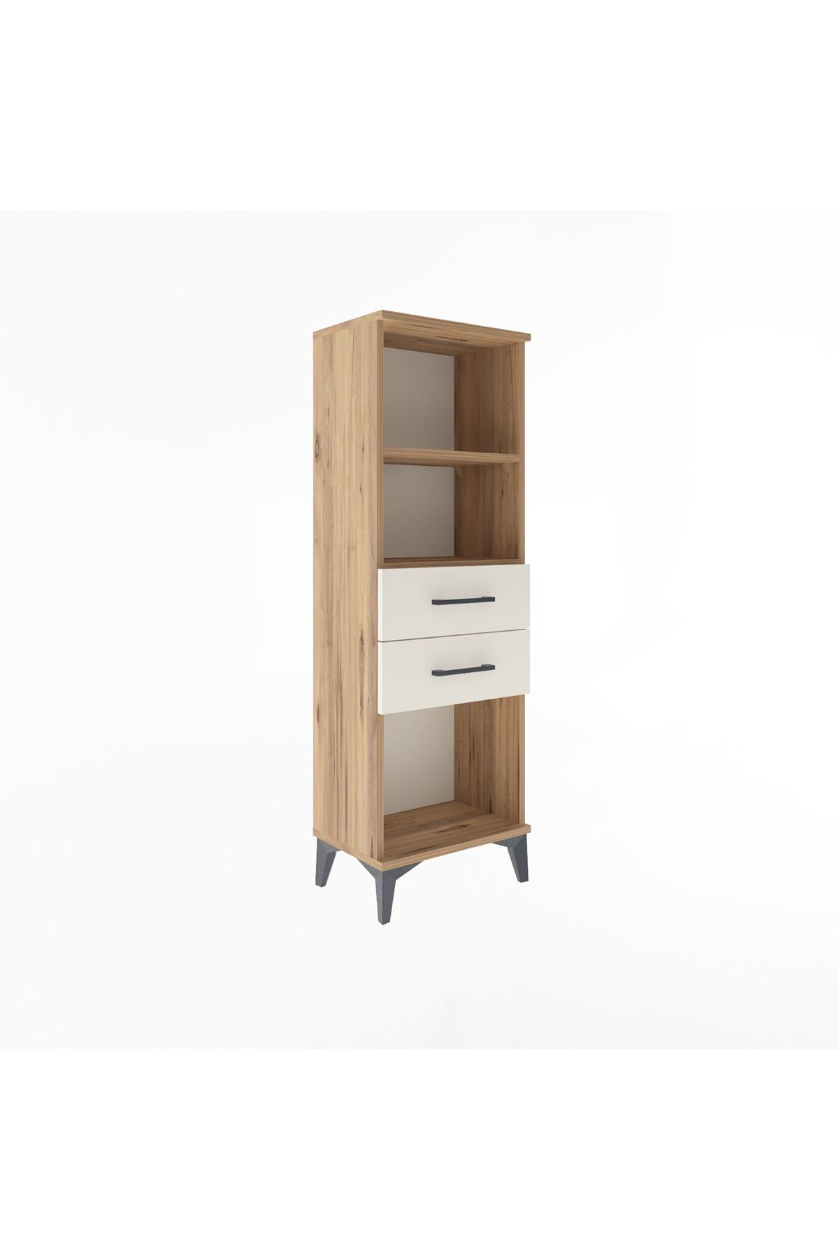 Arges Dolap 2 Raflı 2 Çekmeceli 44x30x134 - S16M039V7A