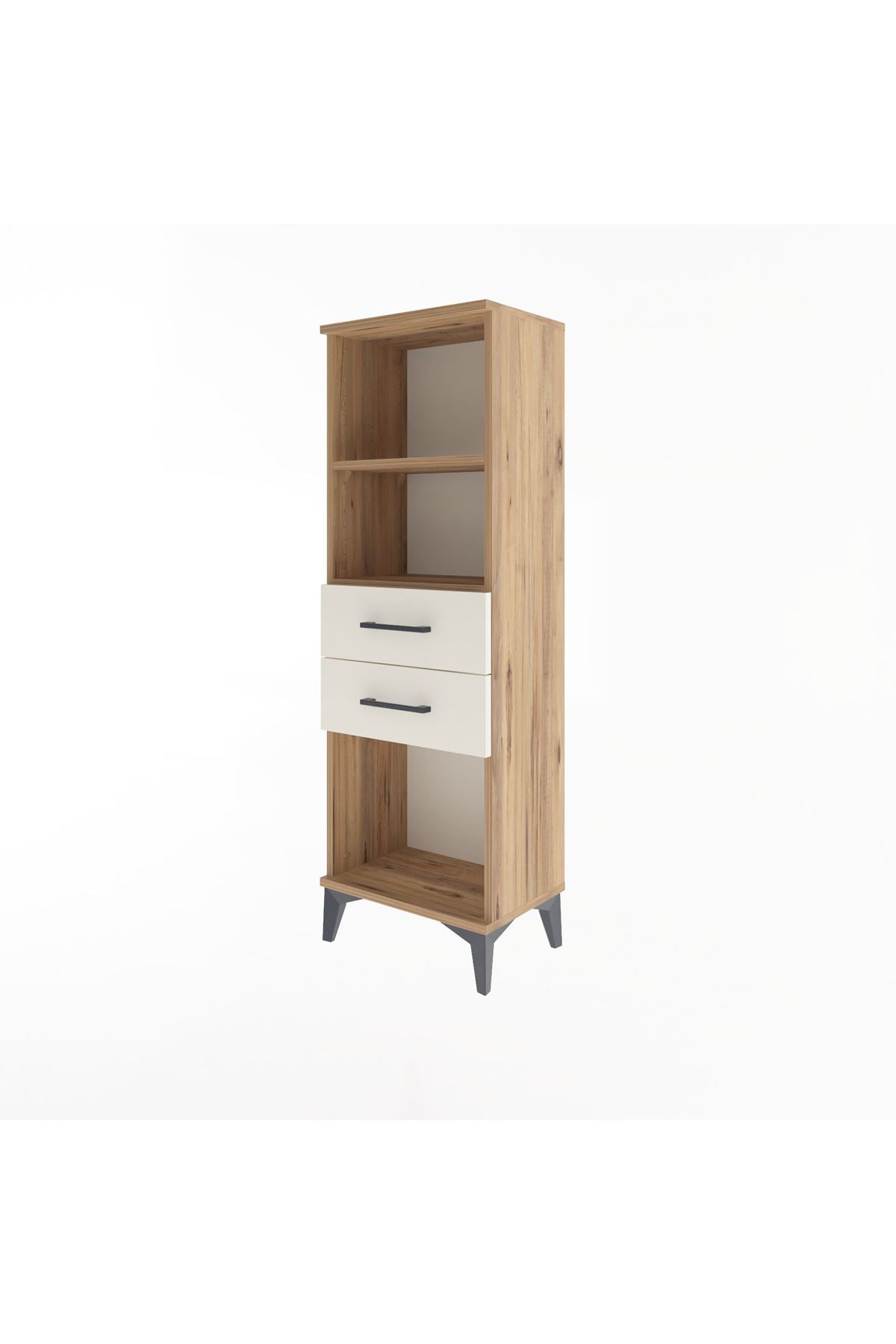 Arges Dolap 2 Raflı 2 Çekmeceli 44x30x134 - S16M039V7A