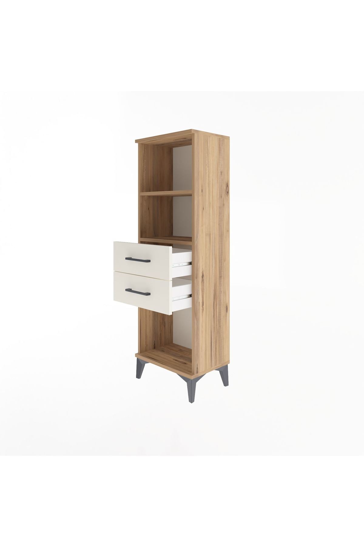 Arges Dolap 2 Raflı 2 Çekmeceli 44x30x134 - S16M039V7A
