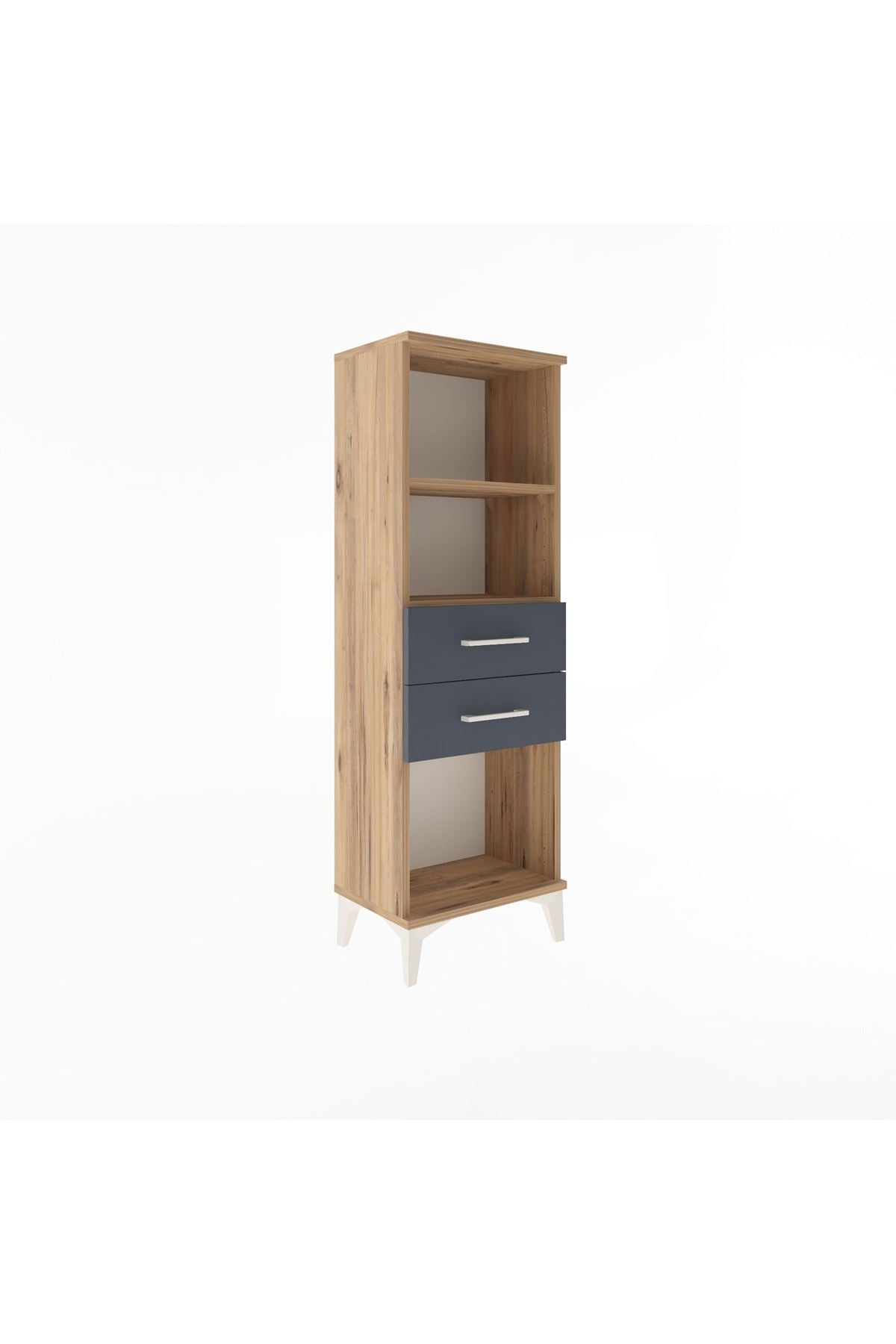 Arges Dolap 2 Raflı 2 Çekmeceli 44x30x134 - S16M039V8A