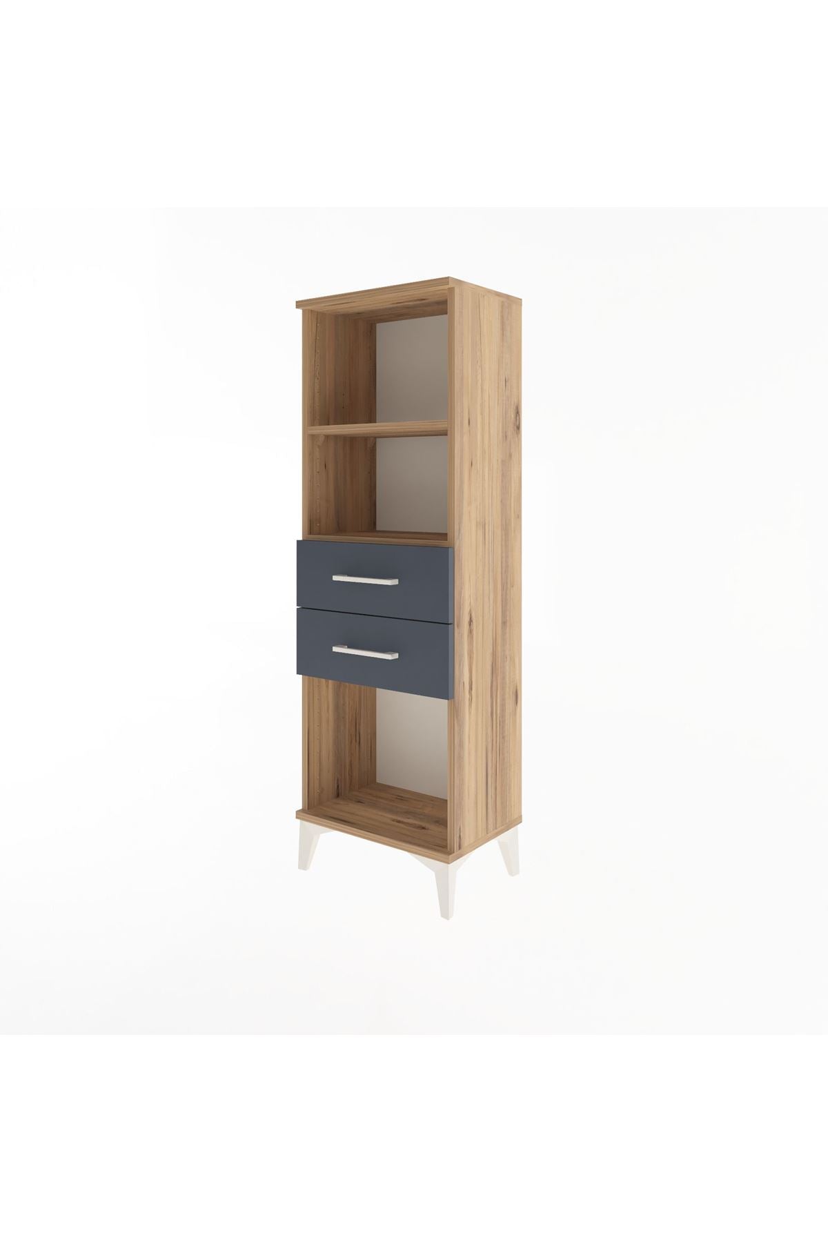 Arges Dolap 2 Raflı 2 Çekmeceli 44x30x134 - S16M039V8A