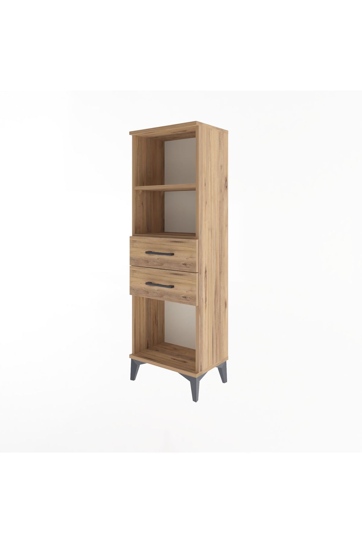 Arges Dolap 2 Raflı 2 Çekmeceli 44x30x134 - S16M039V9A