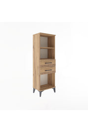 Arges Dolap 2 Raflı 2 Çekmeceli 44x30x134 - S16M039V9A