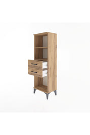 Arges Dolap 2 Raflı 2 Çekmeceli 44x30x134 - S16M039V9A
