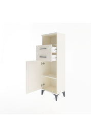 Arges Dolap 2 Raflı 2 Çekmeceli Tek Kapaklı 44x30x134 - S16M040V1A