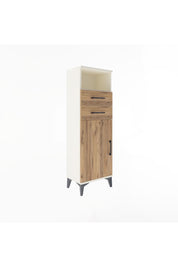 Arges Dolap 2 Raflı 2 Çekmeceli Tek Kapaklı 44x30x134 - S16M040V3A
