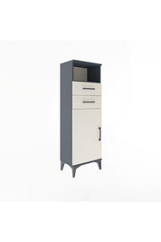 Arges Dolap 2 Raflı 2 Çekmeceli Tek Kapaklı 44x30x134 - S16M040V4A