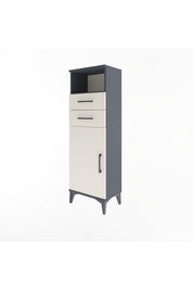 Arges Dolap 2 Raflı 2 Çekmeceli Tek Kapaklı 44x30x134 - S16M040V4A
