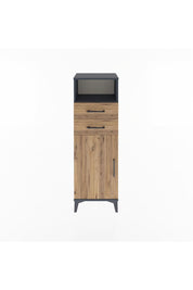 Arges Dolap 2 Raflı 2 Çekmeceli Tek Kapaklı 44x30x134 - S16M040V6A