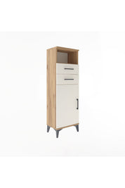 Arges Dolap 2 Raflı 2 Çekmeceli Tek Kapaklı 44x30x134 - S16M040V7A