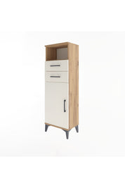 Arges Dolap 2 Raflı 2 Çekmeceli Tek Kapaklı 44x30x134 - S16M040V7A