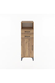 Arges Dolap 2 Raflı 2 Çekmeceli Tek Kapaklı 44x30x134 - S16M040V9A