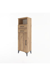 Arges Dolap 2 Raflı 2 Çekmeceli Tek Kapaklı 44x30x134 - S16M040V9A