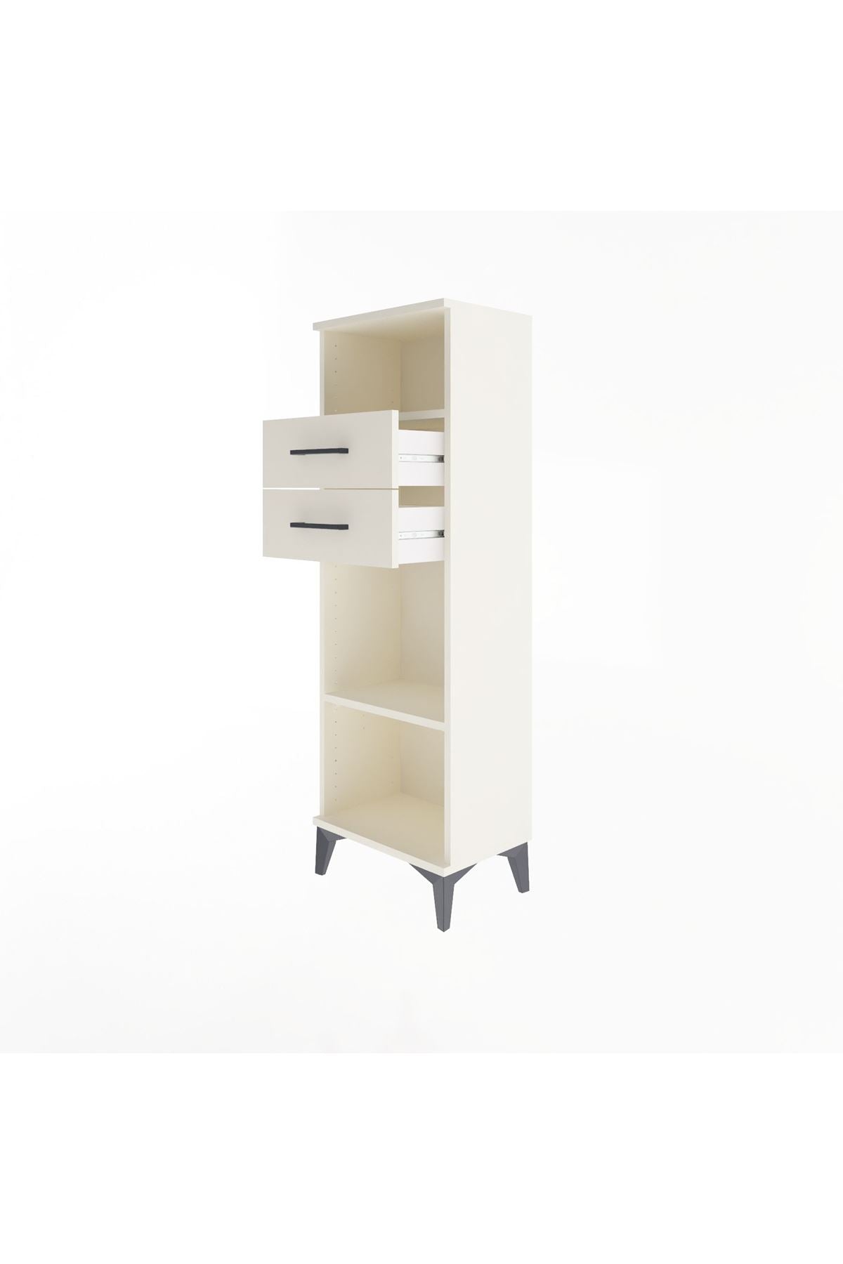 Arges Dolap 2 Raflı 2 Çekmeceli 44x30x134 - S16M041V1A