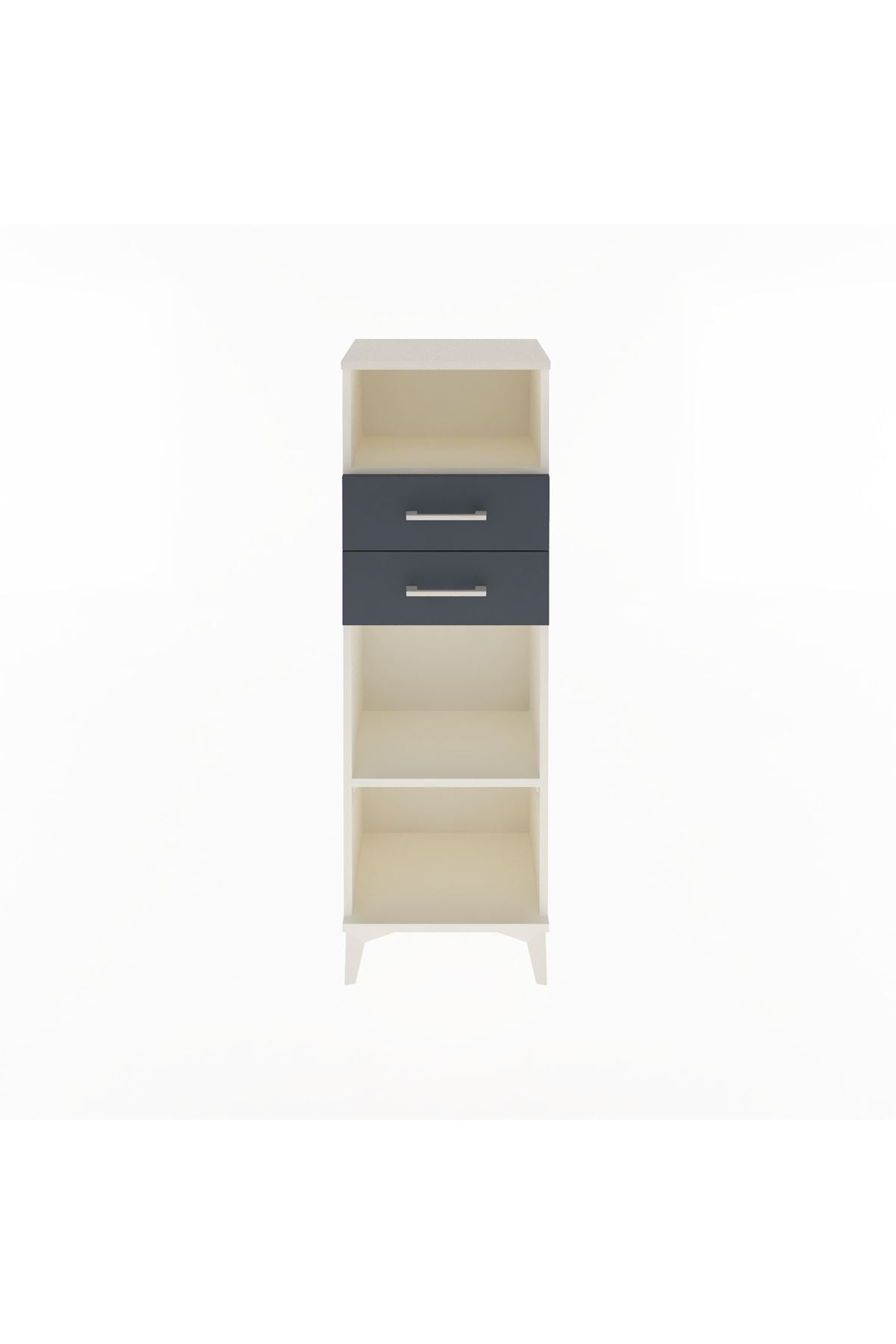 Arges Dolap 2 Raflı 2 Çekmeceli 44x30x134 - S16M041V2A