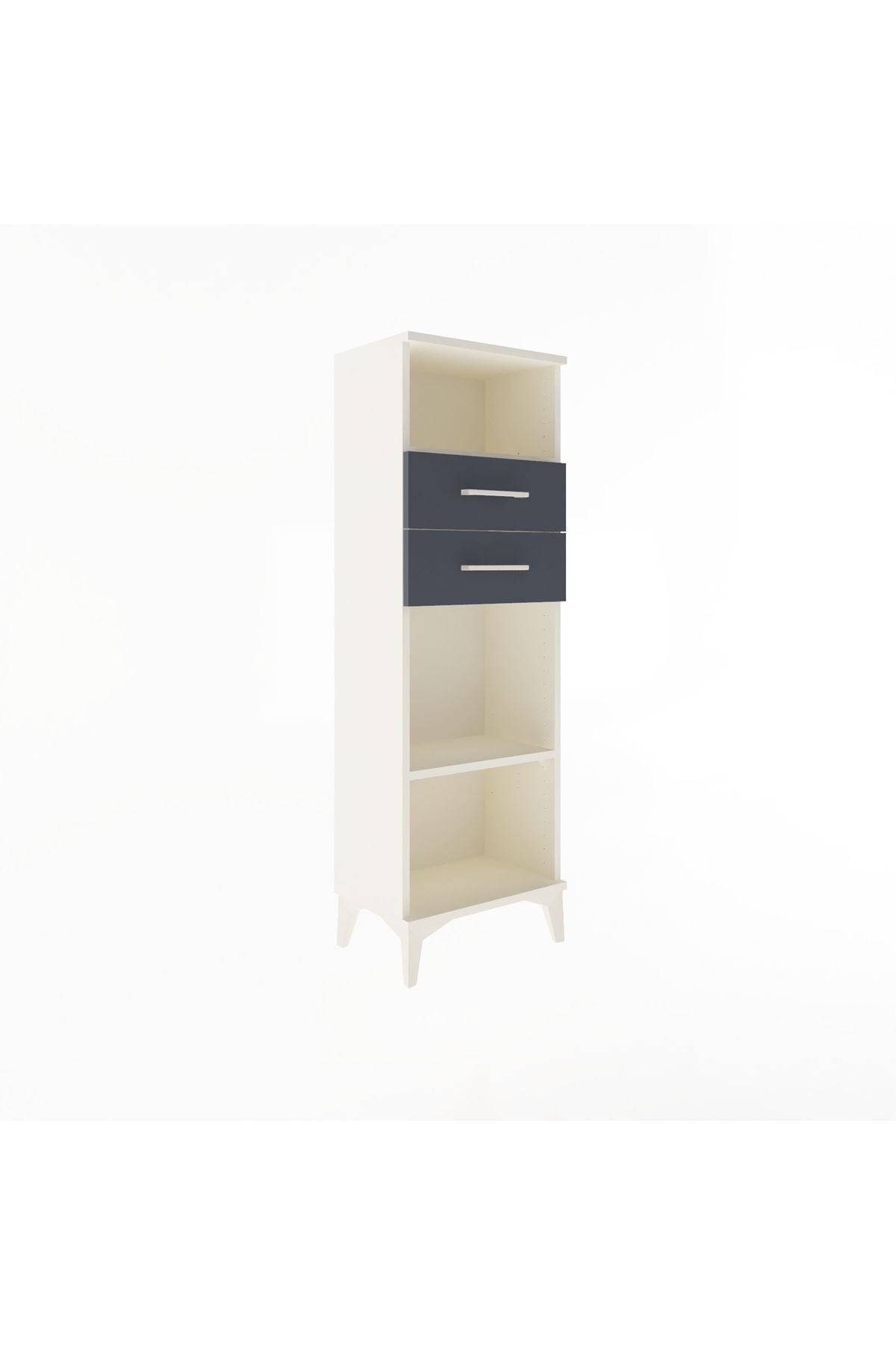 Arges Dolap 2 Raflı 2 Çekmeceli 44x30x134 - S16M041V2A