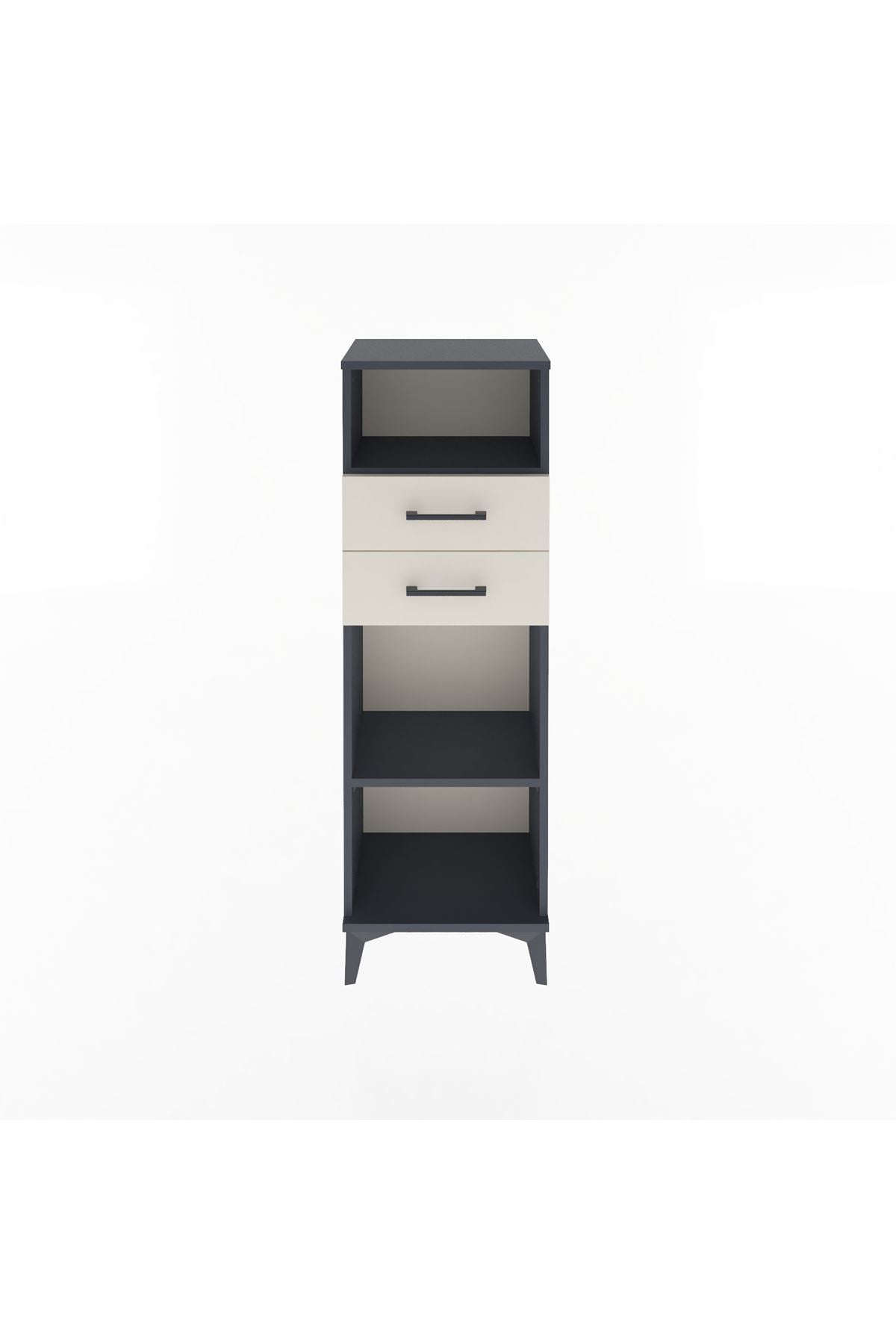 Arges Dolap 2 Raflı 2 Çekmeceli 44x30x134 - S16M041V4A