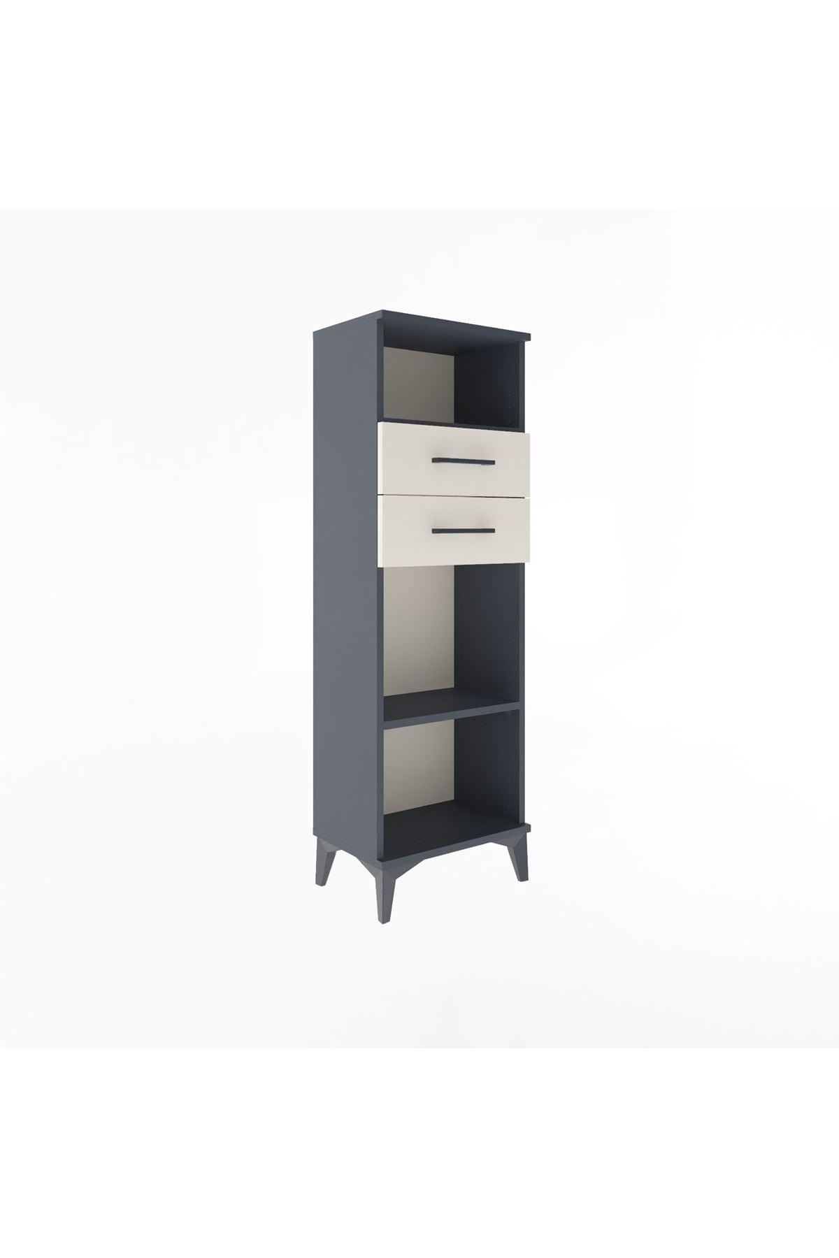 Arges Dolap 2 Raflı 2 Çekmeceli 44x30x134 - S16M041V4A
