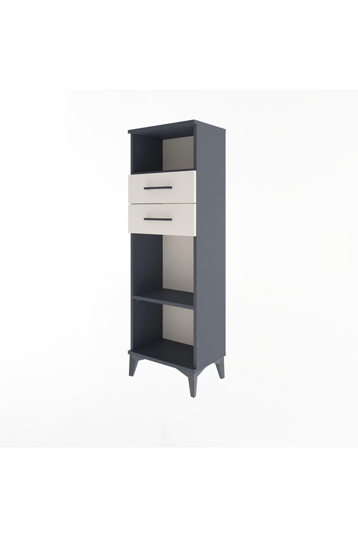 Arges Dolap 2 Raflı 2 Çekmeceli 44x30x134 - S16M041V4A